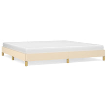 Bedframe Stof Kleurig Crème 200 x 200 cm 25 cm