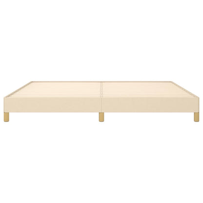 Bedframe Stof Kleurig Crème 200 x 200 cm 25 cm