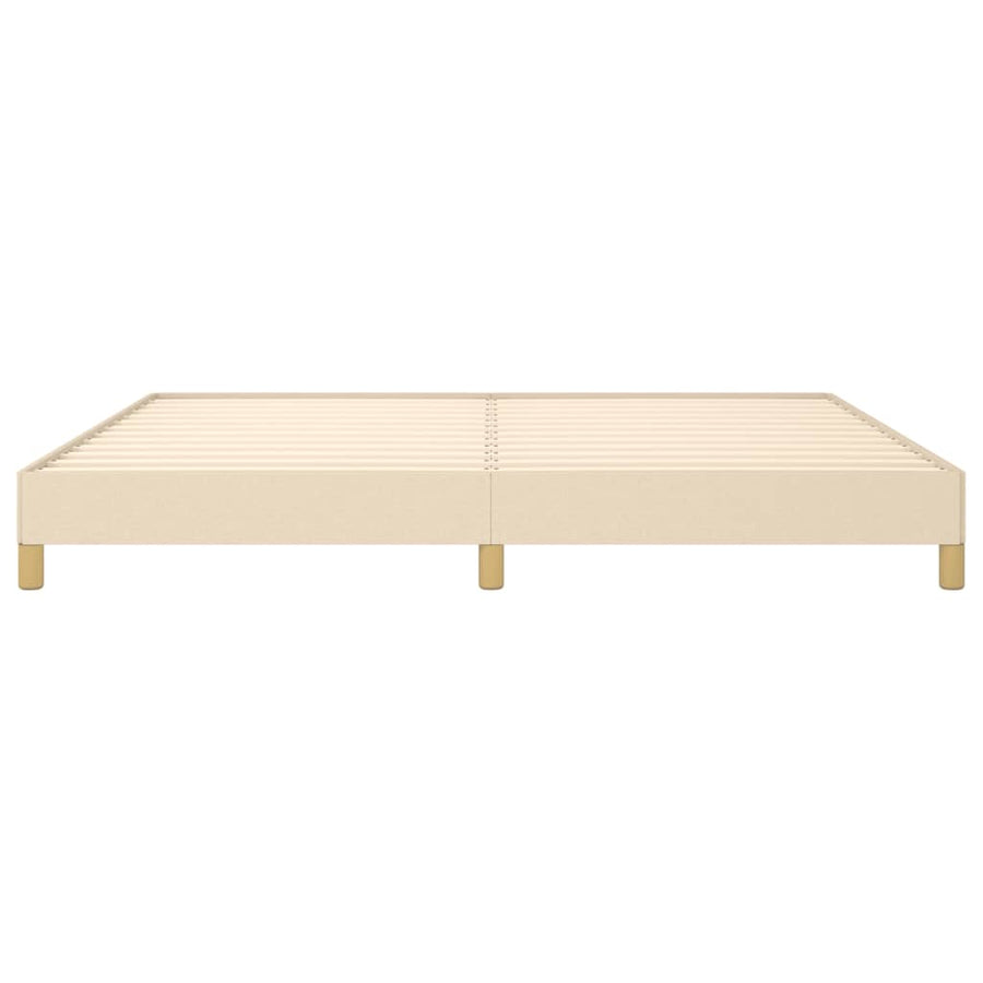 Bedframe Stof Kleurig Crème 200 x 200 cm 25 cm