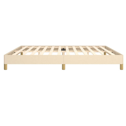 Bedframe Stof Kleurig Crème 200 x 200 cm 25 cm