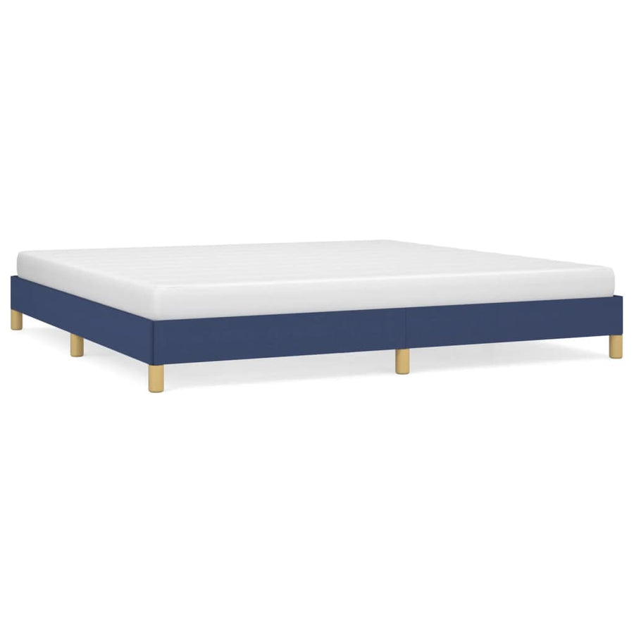 Bedframe Stof Blauw 200 x 200 cm 25 cm