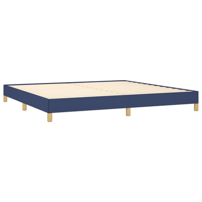 Bedframe Stof Blauw 200 x 200 cm 25 cm