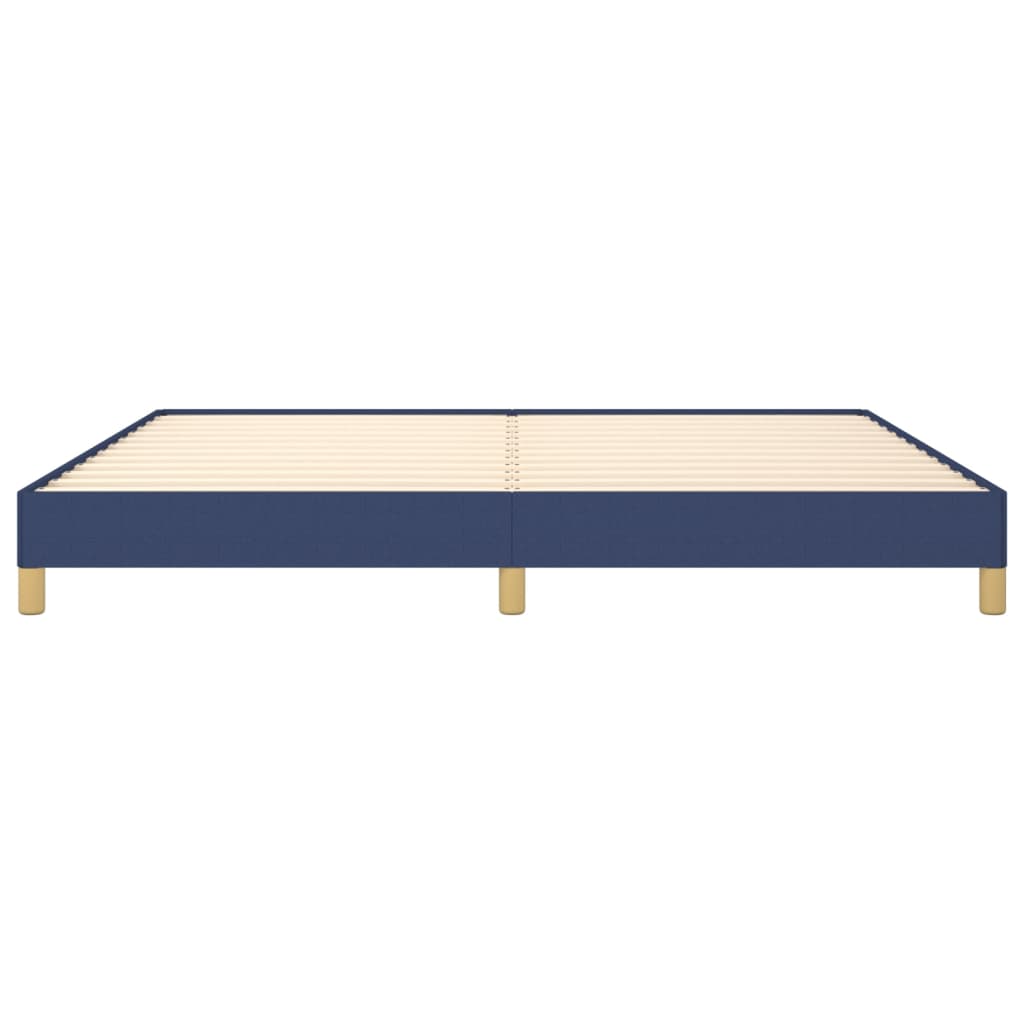 Bedframe Stof Blauw 200 x 200 cm 25 cm