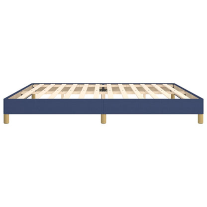 Bedframe Stof Blauw 200 x 200 cm 25 cm