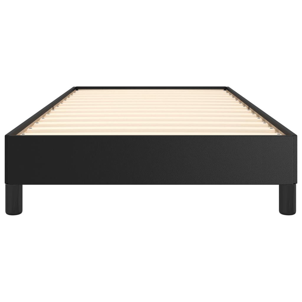 Bedframe Kunstleer Zwart 80 x 200 cm 25 cm