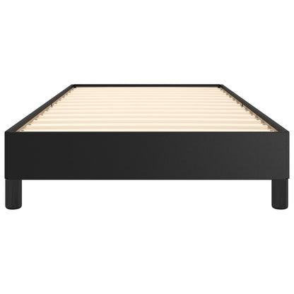 Bedframe Kunstleer Zwart 80 x 200 cm 25 cm