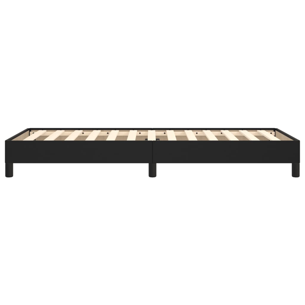 Bedframe Kunstleer Zwart 80 x 200 cm 25 cm