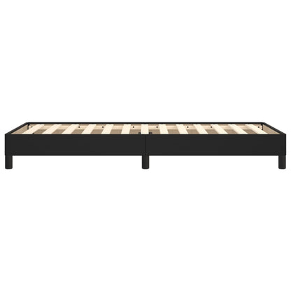 Bedframe Kunstleer Zwart 80 x 200 cm 25 cm