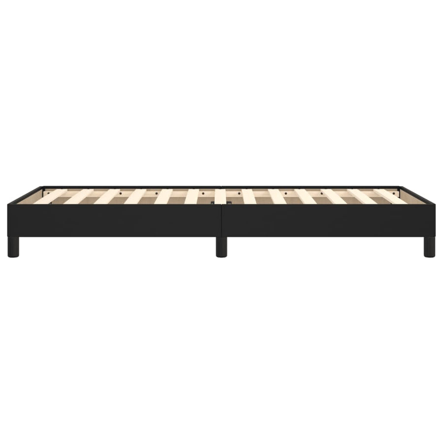 Bedframe Kunstleer Zwart 80 x 200 cm 25 cm