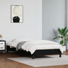 Bedframe kunstleer zwart 80x200 cm