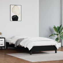 Bedframe Kunstleer Zwart 80 x 200 cm 25 cm