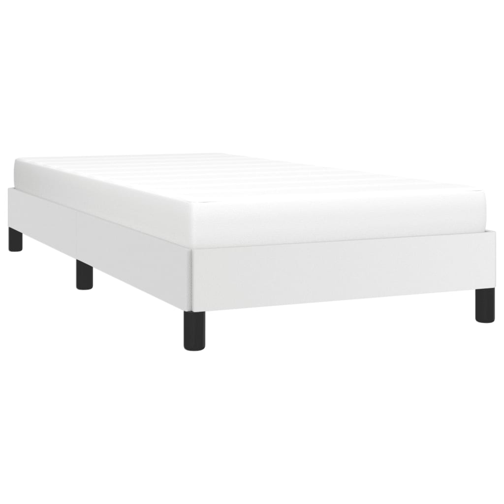 Bedframe Kunstleer Wit 80 x 200 cm 25 cm