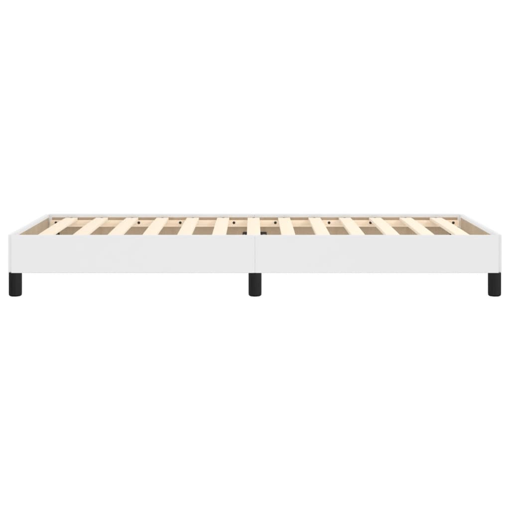Bedframe Kunstleer Wit 80 x 200 cm 25 cm