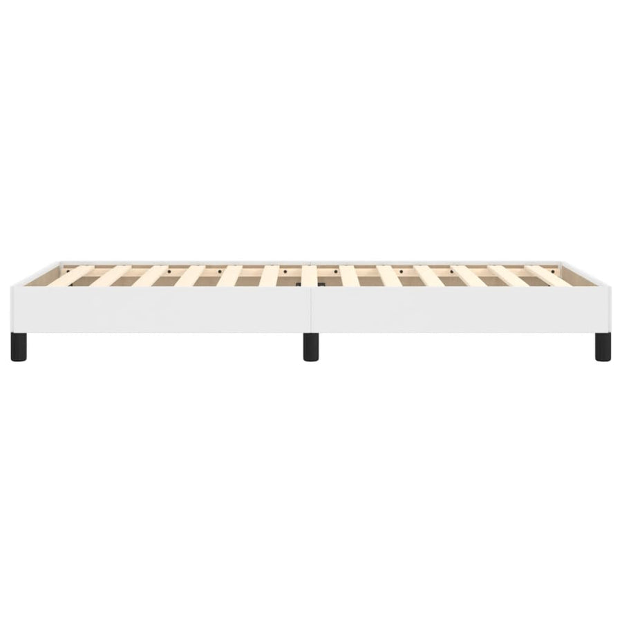 Bedframe Kunstleer Wit 80 x 200 cm 25 cm