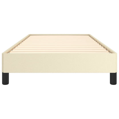 Bedframe Kunstleer Kleurig Crème 80 x 200 cm 25 cm