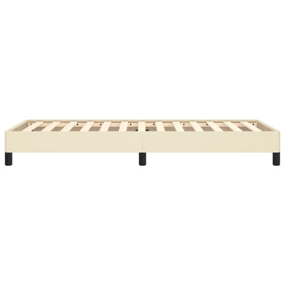 Bedframe Kunstleer Kleurig Crème 80 x 200 cm 25 cm