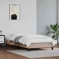 Bedframe kunstleer cappuccinokleurig 80x200 cm