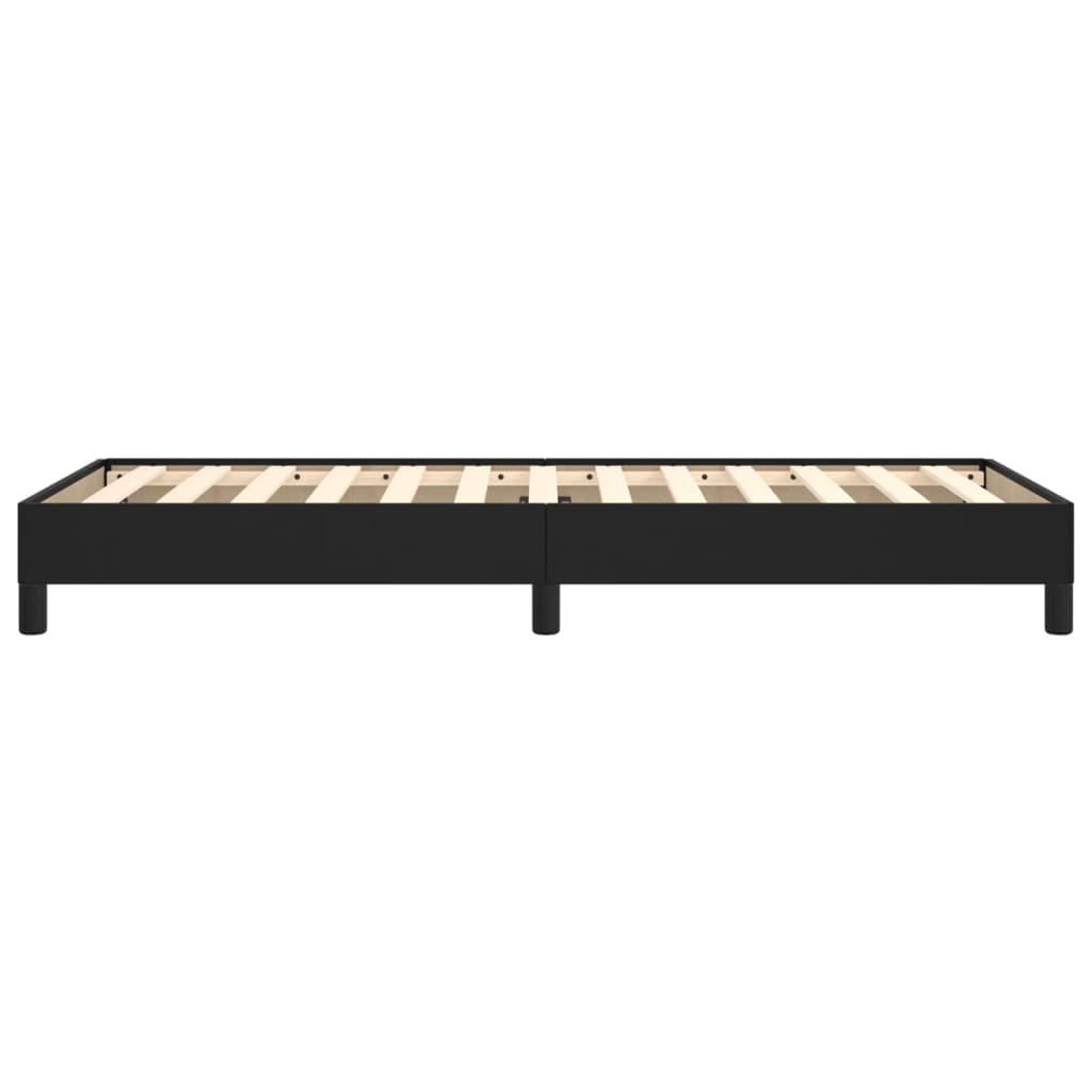 Bedframe Kunstleer Zwart 90 x 190 cm 25 cm