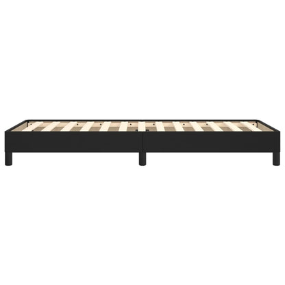 Bedframe Kunstleer Zwart 90 x 190 cm 25 cm