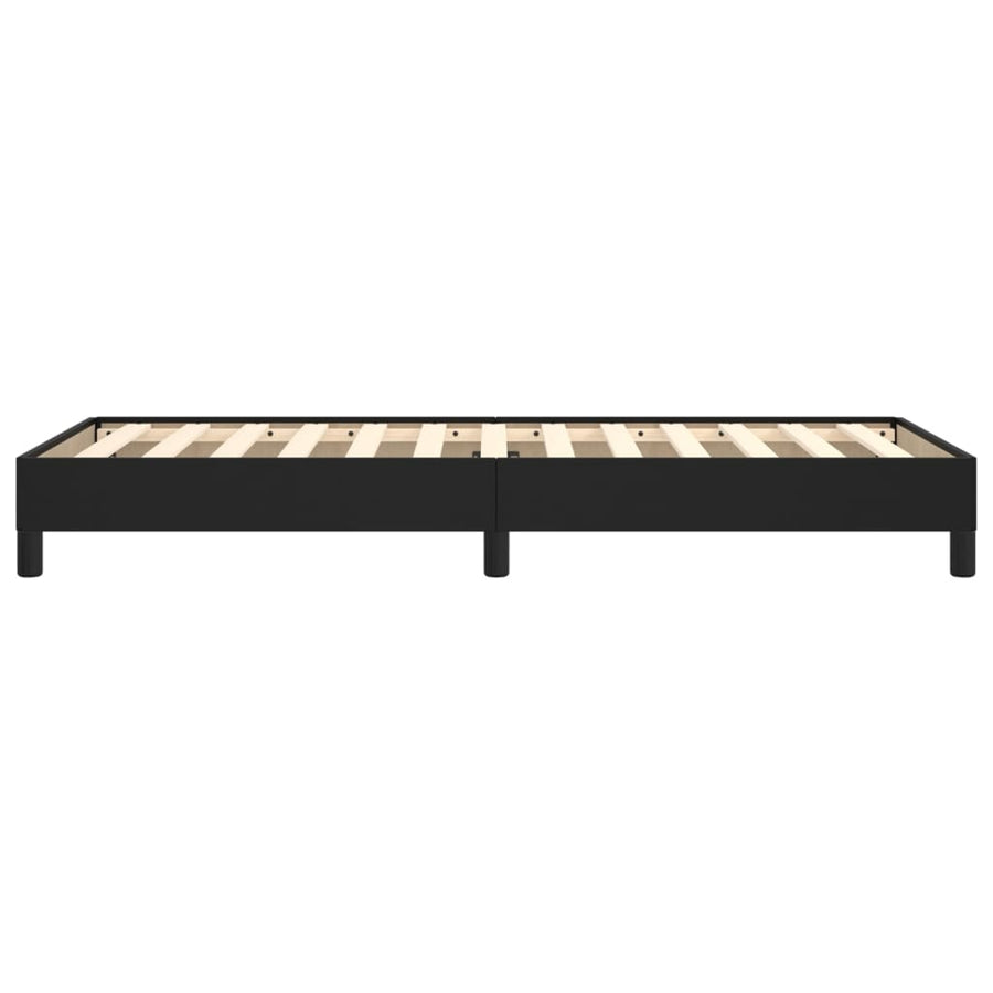 Bedframe Kunstleer Zwart 90 x 190 cm 25 cm