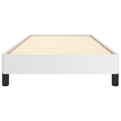 Bedframe Kunstleer Wit 90 x 190 cm 25 cm