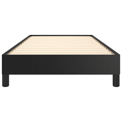 Bedframe Kunstleer Zwart 90 x 200 cm 25 cm