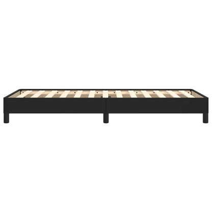 Bedframe Kunstleer Zwart 90 x 200 cm 25 cm