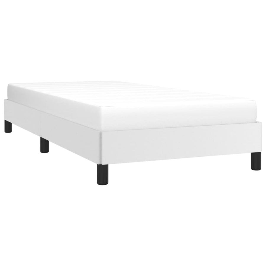 Bedframe Kunstleer Wit 90 x 200 cm 25 cm
