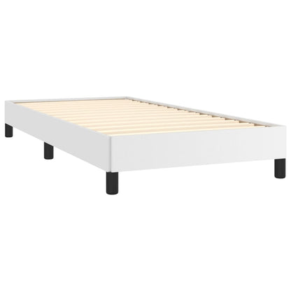 Bedframe Kunstleer Wit 90 x 200 cm 25 cm