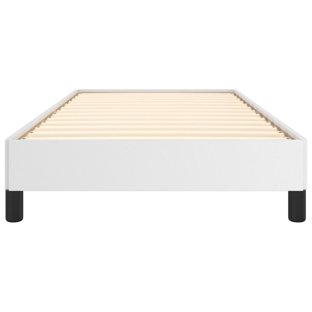 Bedframe Kunstleer Wit 90 x 200 cm 25 cm