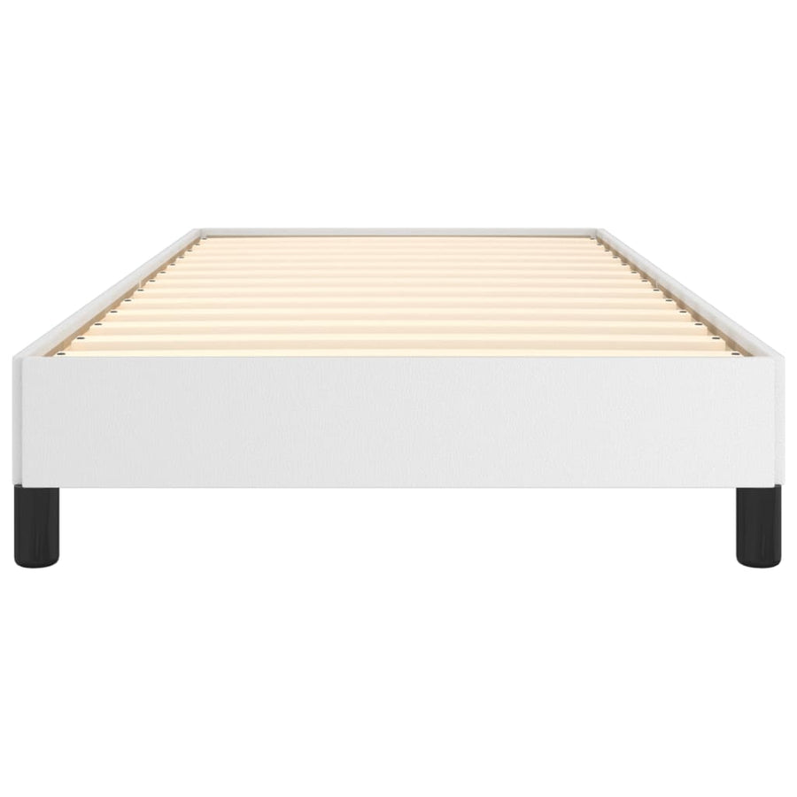 Bedframe Kunstleer Wit 90 x 200 cm 25 cm