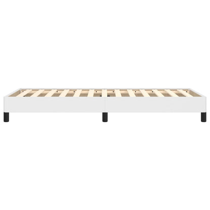 Bedframe kunstleer wit 100x200 cm 100 x 200 cm 25 cm