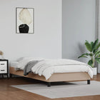 Bedframe kunstleer 100x200 cm cappuccino