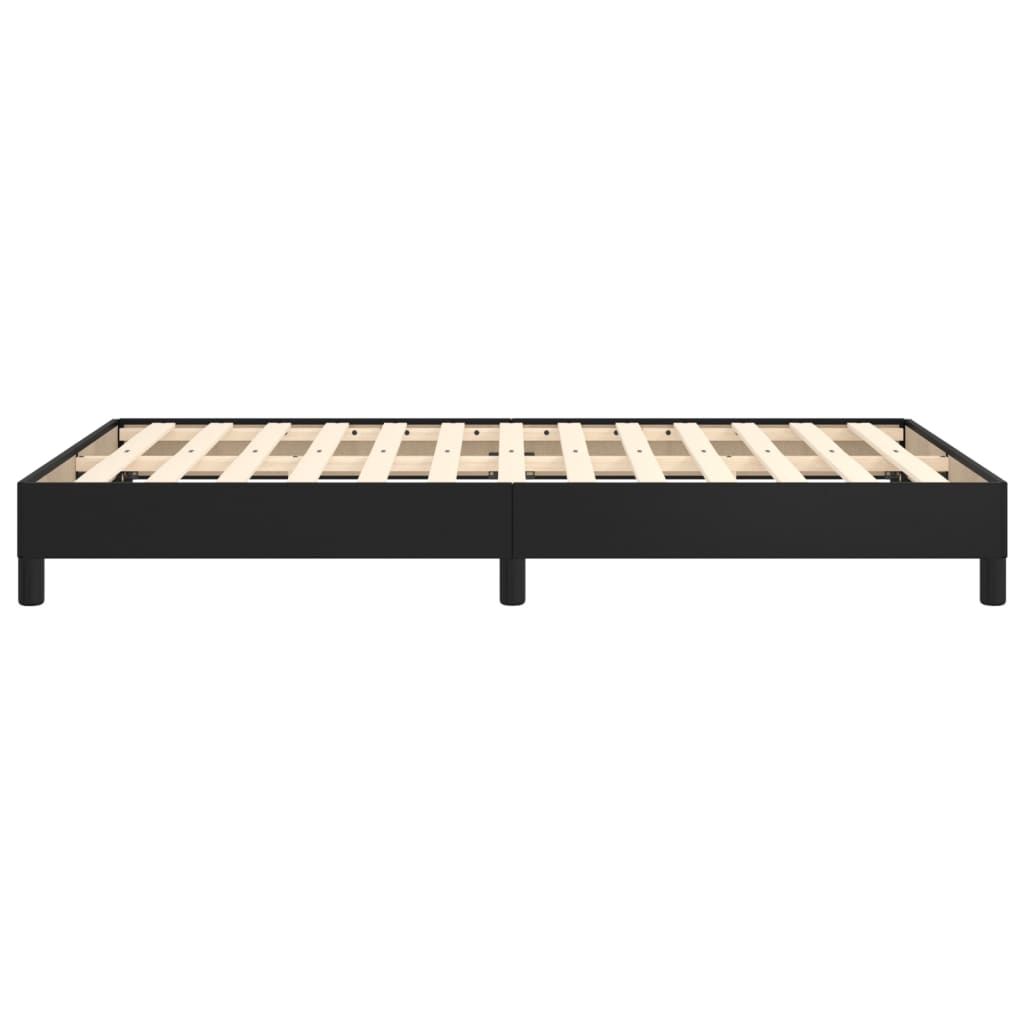 Bedframe Kunstleer Zwart 120 x 200 cm 25 cm