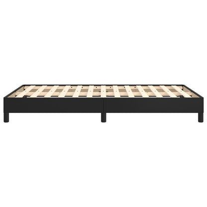 Bedframe Kunstleer Zwart 120 x 200 cm 25 cm