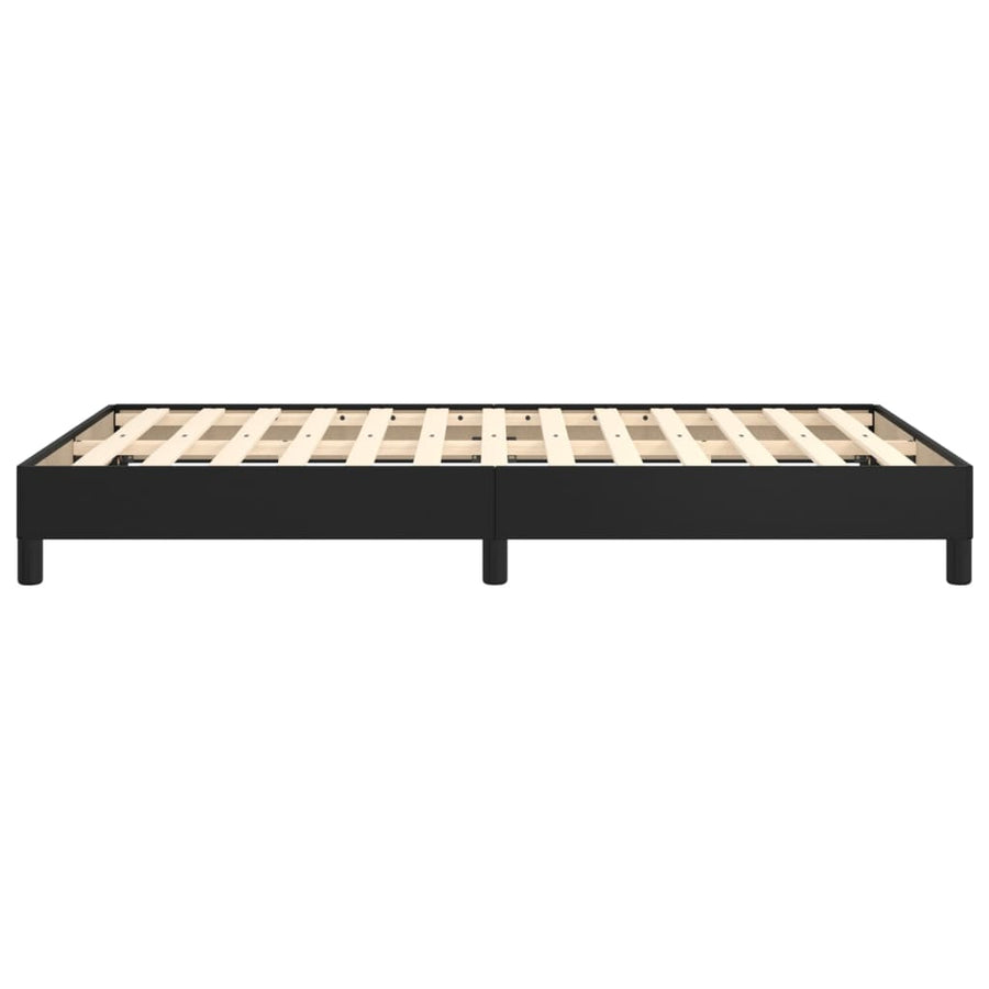 Bedframe Kunstleer Zwart 120 x 200 cm 25 cm