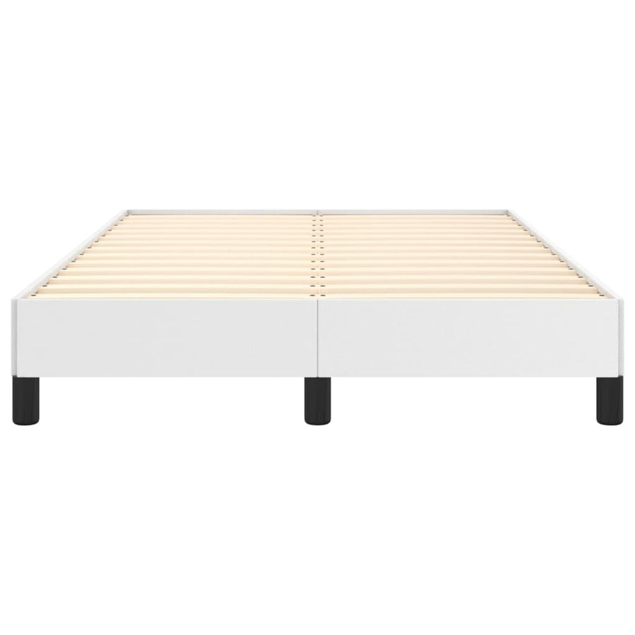 Bedframe Kunstleer Wit 120 x 200 cm 25 cm