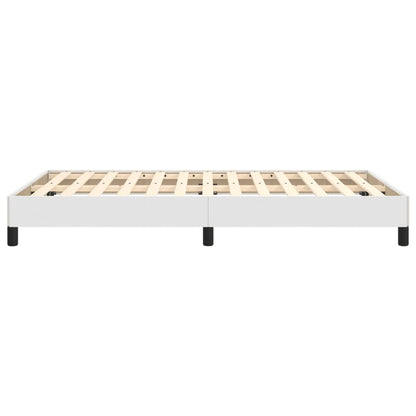 Bedframe Kunstleer Wit 120 x 200 cm 25 cm