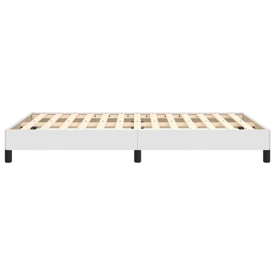 Bedframe Kunstleer Wit 120 x 200 cm 25 cm