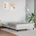 Bedframe kunstleer wit 120x200 cm