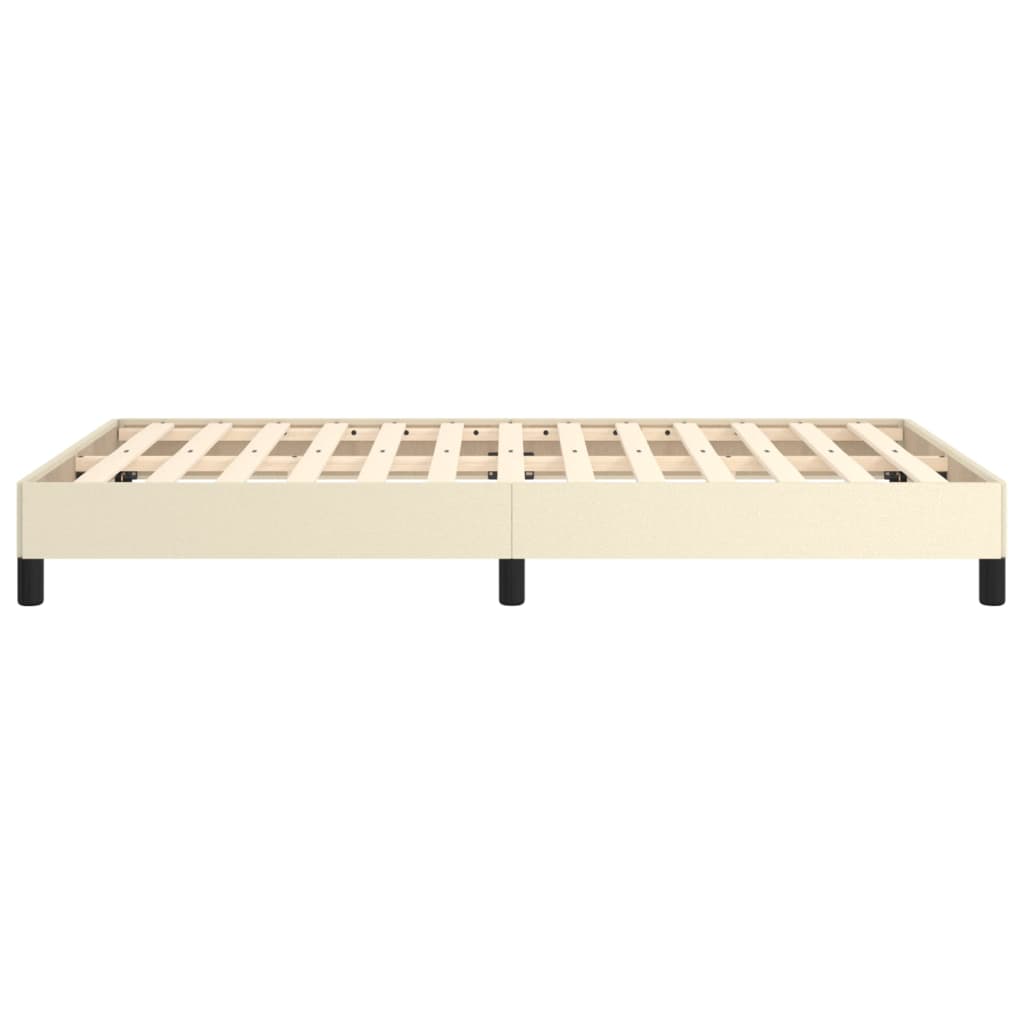 Bedframe Kunstleer Crèmekleurig 120X200 Cm 120 x 200 cm 25 cm