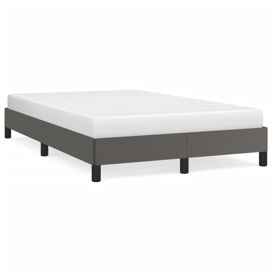 Bedframe kunstleer grijs 120x200 cm 120 x 200 cm 25 cm