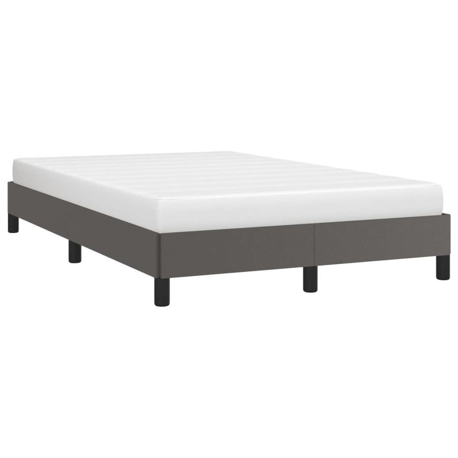 Bedframe kunstleer grijs 120x200 cm 120 x 200 cm 25 cm