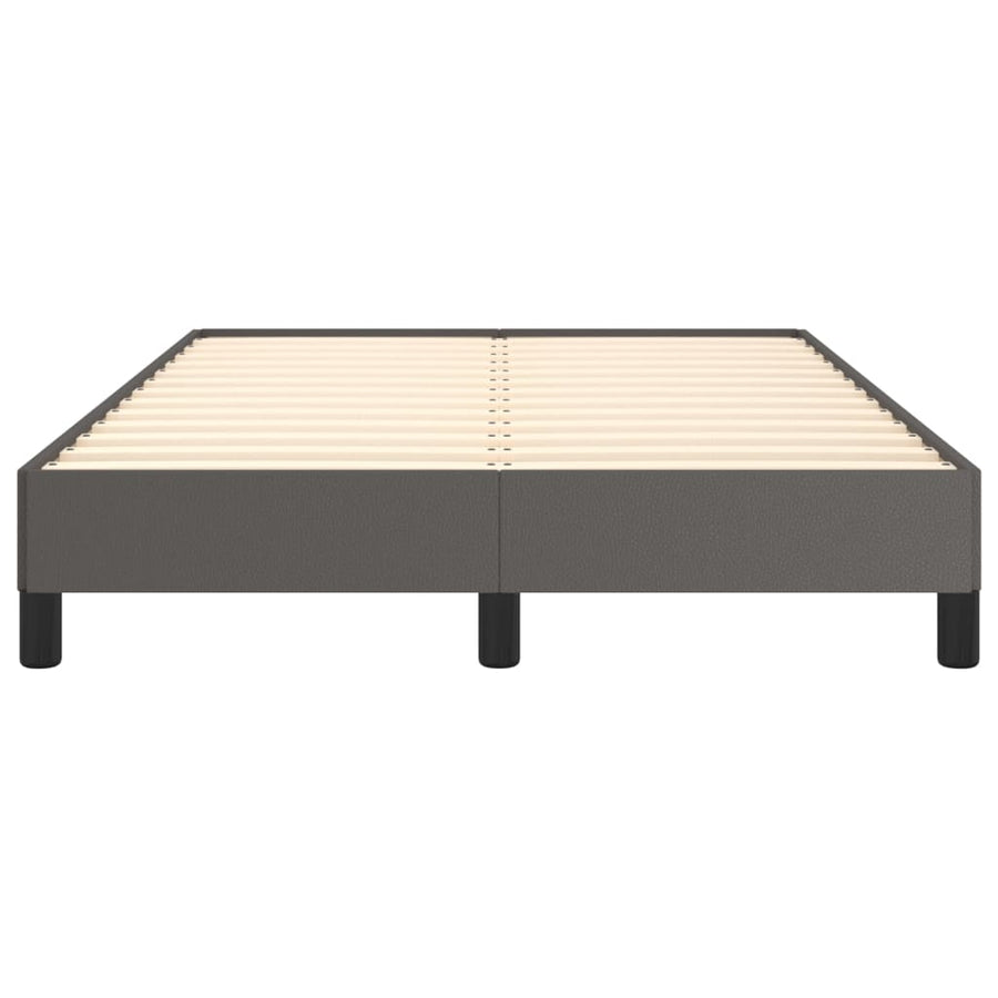 Bedframe kunstleer grijs 120x200 cm 120 x 200 cm 25 cm