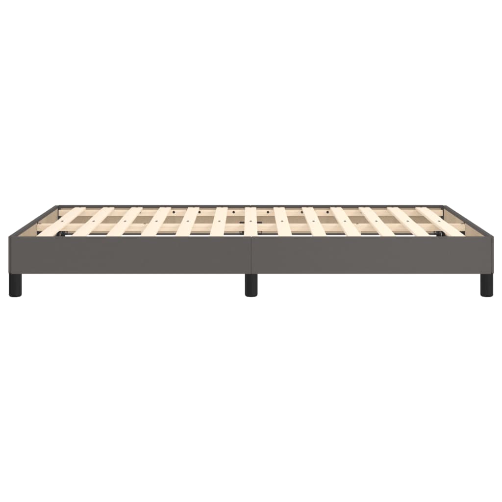 Bedframe kunstleer grijs 120x200 cm 120 x 200 cm 25 cm