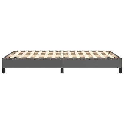 Bedframe kunstleer grijs 120x200 cm 120 x 200 cm 25 cm