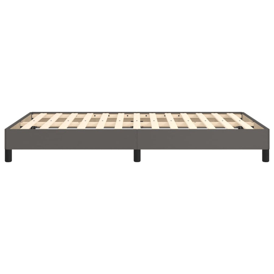 Bedframe kunstleer grijs 120x200 cm 120 x 200 cm 25 cm