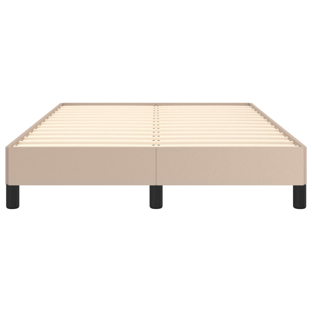 Bedframe Kunstleer Kleurig Cappuccino 120 x 200 cm 25 cm
