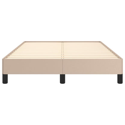 Bedframe Kunstleer Kleurig Cappuccino 120 x 200 cm 25 cm