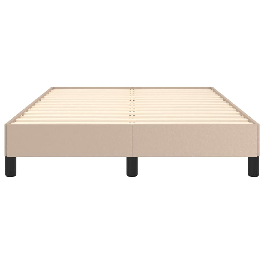 Bedframe Kunstleer Kleurig Cappuccino 120 x 200 cm 25 cm